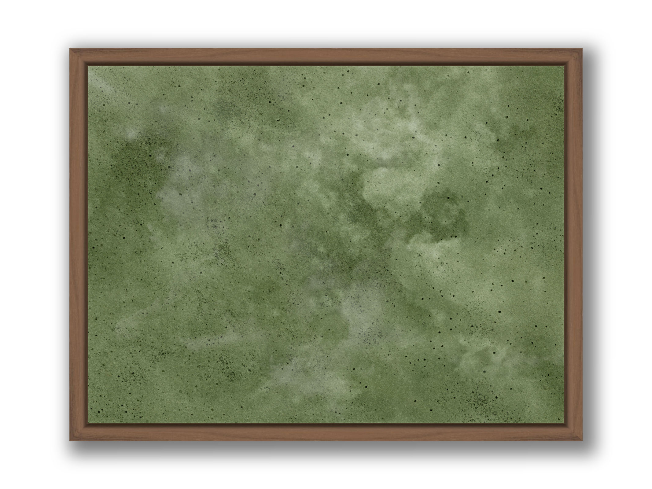 Scheele's Green Skies, tirage encadré dans un cadre en bois